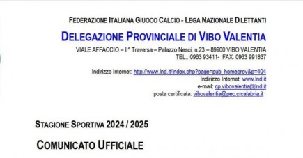 Comunicato Ufficiale N. 39 del 13.03.2025